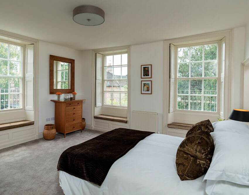 Bedroom 3 with Triple Aspect Sash Windows